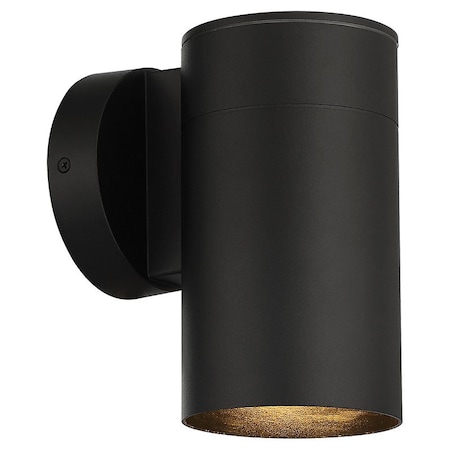 Access Lighting Matira, 1 Light Outdoor LED Wall Mount, Black Finish 20147LEDDMGLP-BL